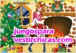 Juegos vestir chica crismas