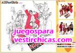 Juegos vestir colorea a high school musical 