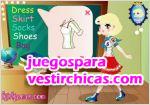 Juegos vestir colegiala