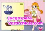 Juegos vestir colegiala