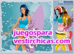 Juegos vestir chica surfera