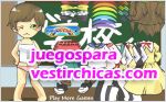 Juegos vestir chibi colegiala