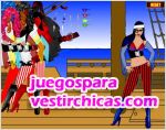 Juegos vestir chica pirata