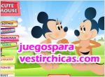 Juegos vestir dulce raton