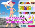 Juegos vestir chica viajante