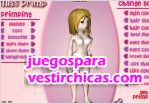 Juegos vestir chica artificial