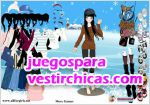 Juegos vestir invierno en la ciudad