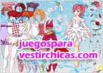 Juegos vestir bailarina