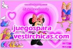 Juegos vestir minnie mousse