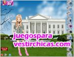 Juegos vestir reportaje en casa blanca