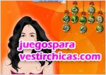 Juegos vestir chica navidad