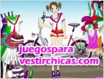 Juegos vestir chica con uniforme escolar