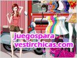 Juegos vestir vespa