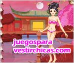 Juegos vestir diosa japonesa