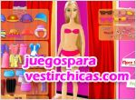 Juegos vestir barbie shopping 