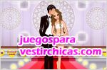 Juegos vestir romantic church wedding