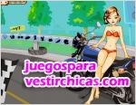 Juegos vestir la chica motorista 2