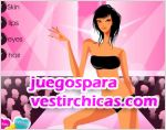 Juegos vestir viste a la supermodelo