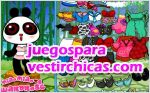 Juegos vestir la osita panda