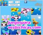 Juegos vestir el puzzle de las mascotas