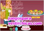 Juegos vestir una tarta en familia