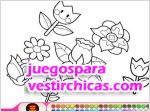 Juegos vestir diseña estas flores