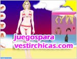 Juegos vestir belleza de verano