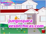 Juegos vestir decora la fachada de la casa 