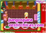 Juegos vestir los renos de santa claus