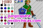 Juegos vestir coloreando a tu heroe 