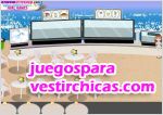 Juegos vestir el bar junto a la playa