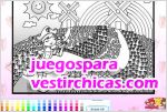 Juegos vestir coloreando el prado