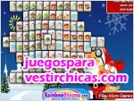 Juegos vestir mahjong santa