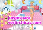 Juegos vestir cuidadora de bebes