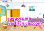 Juegos vestir limpiando el cuarto