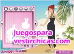 Juegos vestir chica playera ibizenca