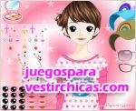 Juegos vestir maquillar chica cute