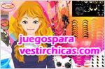 Juegos vestir maquillar chica dorada