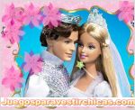 Juegos vestir vestir a barbie en su boda