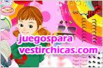 Juegos vestir maquillar joven chica