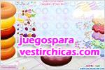 Juegos vestir decorando donas