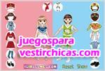 Juegos vestir pareja de muñecos