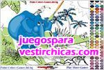 Juegos vestir pintar al elefante