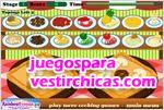 Juegos vestir decorar pizzas