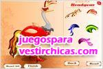 Juegos vestir vestir a la avestruz