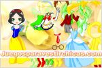 Juegos vestir vestir chica de cuento blancanieves