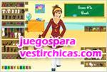 Juegos vestir vestir a barbie colegiala