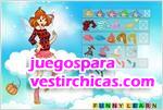 Juegos vestir vestir al hada flora de las winx