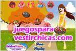 Juegos vestir chica flor