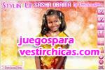 Juegos vestir vestir y maquillar a sasha obama 2